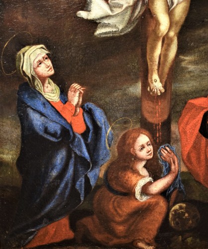 La Crucifixion du Christ - ècole Flamande du XVIIe siècle - Louis XIII